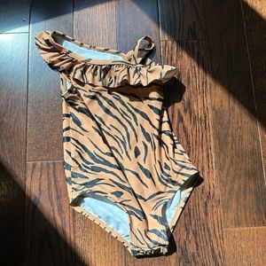 One shoulder Bathing Suit Toddler Never Worn